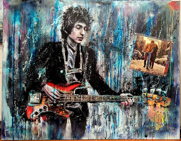 dylanmh1 Bob Dylan with Signed Album