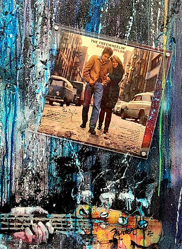 dylanmh2 Bob Dylan with Signed Album