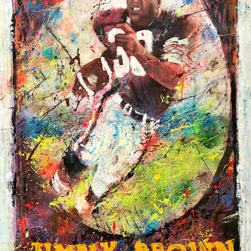 jimbrowncardMH Jim Brown Rookie Card