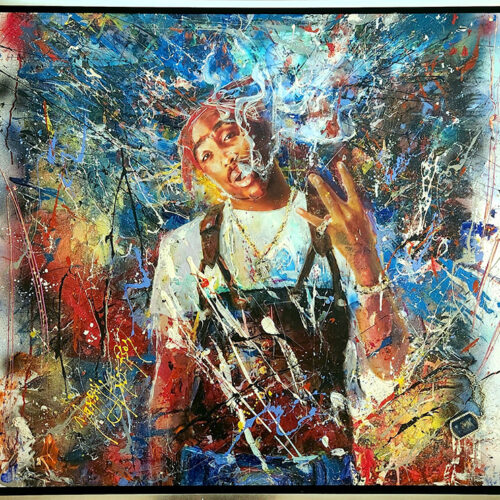 tupac Tupac Shakur Original Painting